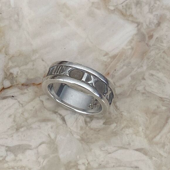 Tiffany & Co. Atlas Ring 925 Sterling Silver - Picture 3 of 9